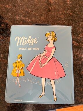 Barbie Midge Carry Case in Blue and Pink